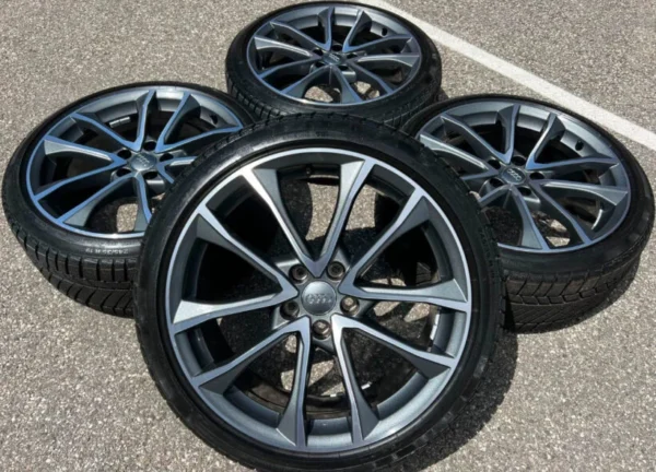 4 ORIGINAL 19″ ALUMINUM WINTER RIMS AUDI A4 S4 8W B9 8W0601025BF