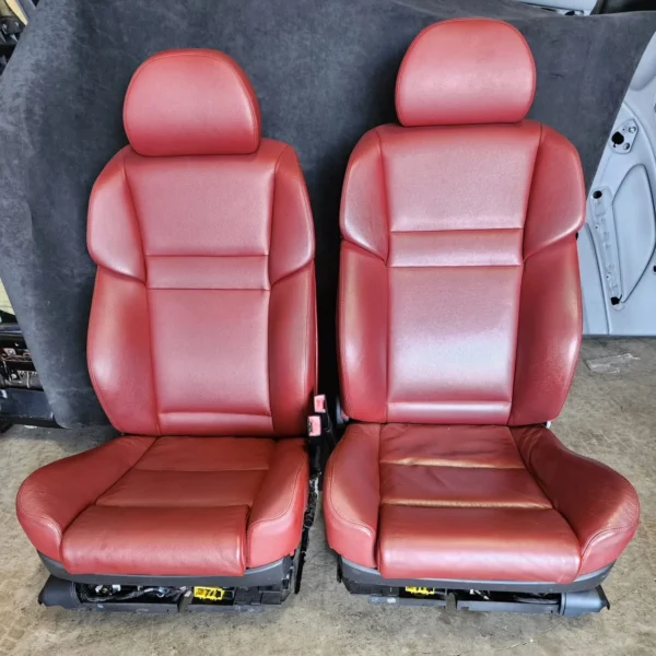 E60 M5 Indianapolis Red Leather Interior